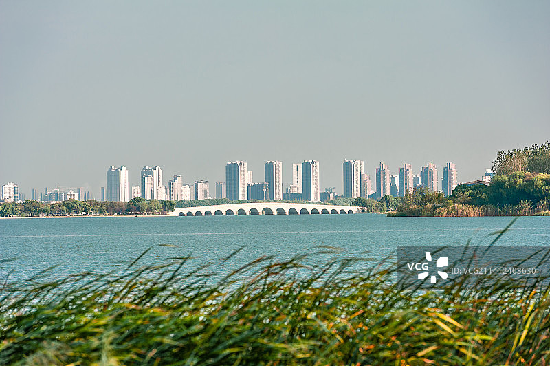 江苏常熟尚湖风光图片素材