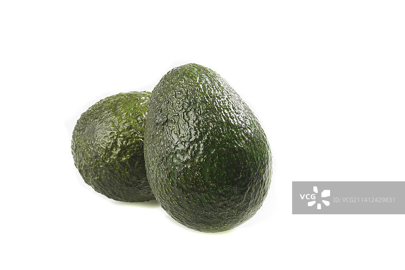 白底上的牛油果图片素材