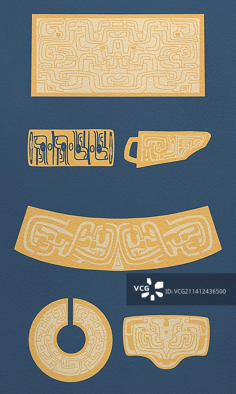 中国传统纹样-11蟠螭纹图片素材