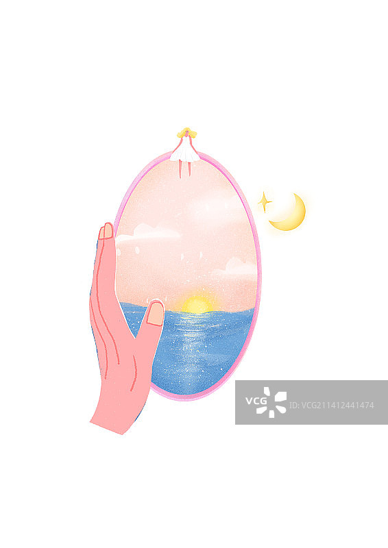 眺望远方图片素材