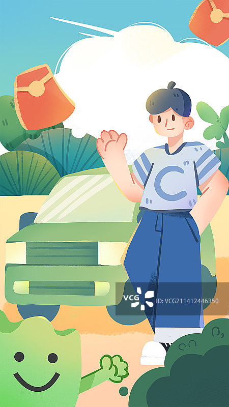 青菜拼车图片素材