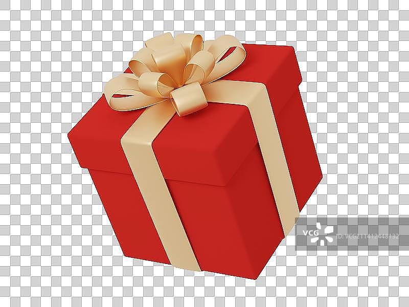 3D渲染的立体礼盒图片素材