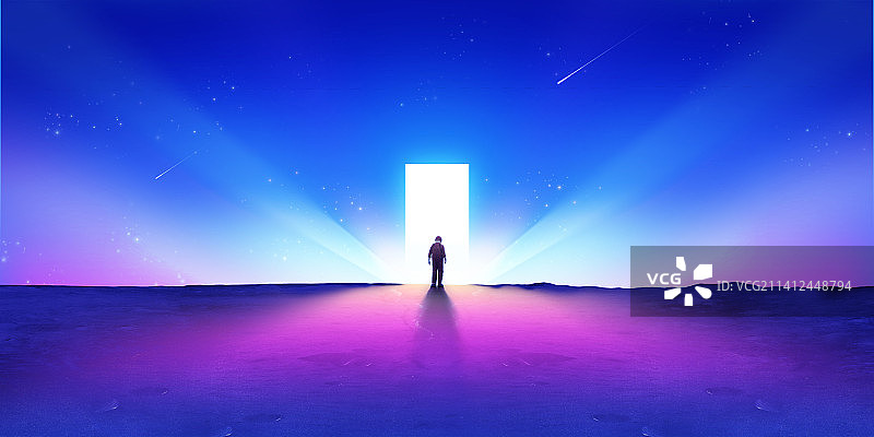 pp蓝紫色科技感发布会背景配图图片素材