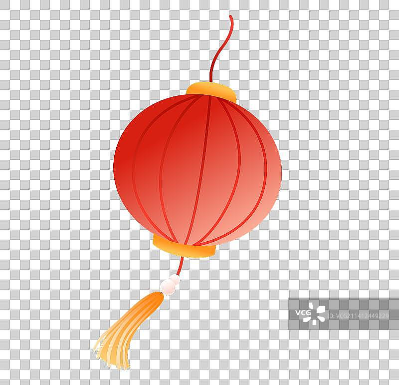 2023年兔年灯笼花灯元宵节插画元素图片素材