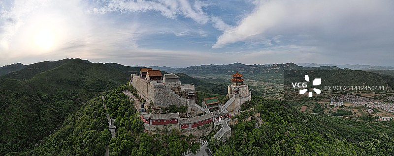 北京平谷丫髻山全景图片素材