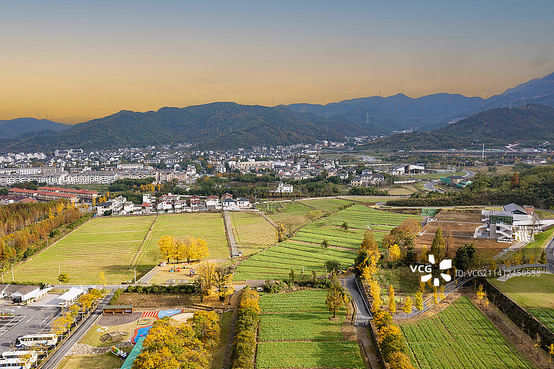 浙江安吉余村两山理念青山绿水图片素材