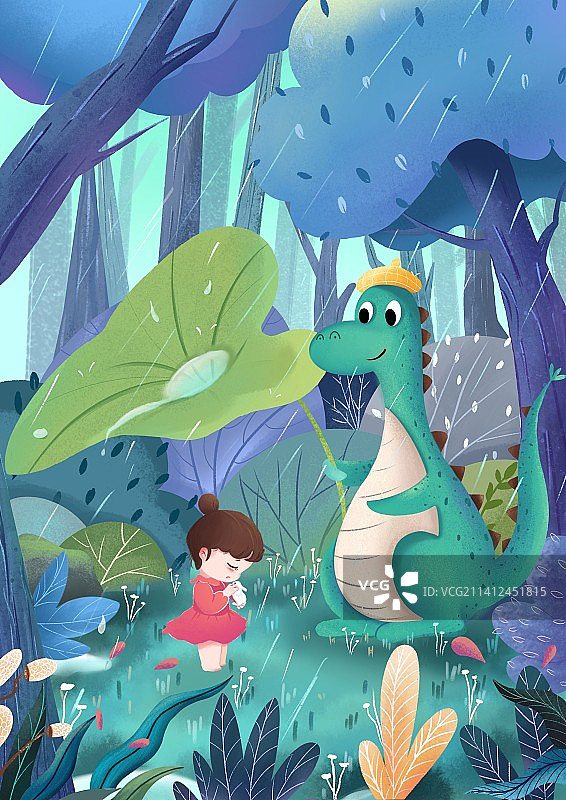 有我在儿童插画图片素材