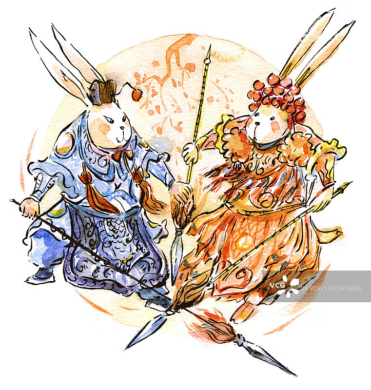 戏说兔年图片素材