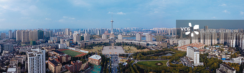 株洲 天元区 地标 航拍素材 湖南省 株洲市 城市 商业图片素材
