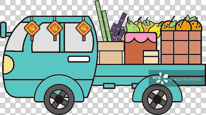 年货车图片素材