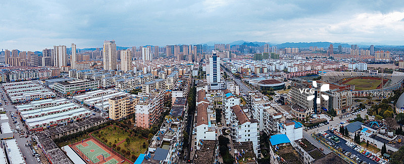 宜春 袁州区 地标 航拍素材 江西省 宜春市 城市 商业图片素材