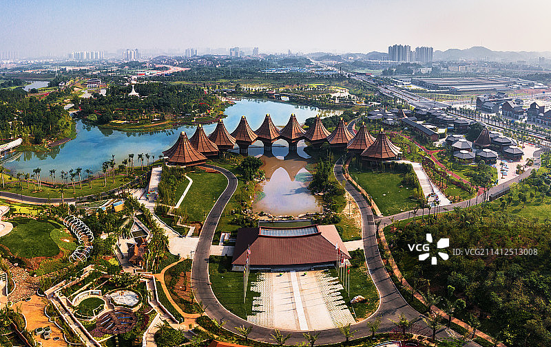 南宁园博园风光美图片素材