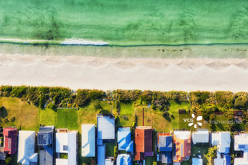 澳大利亚杰维斯湾海滩航拍图片素材