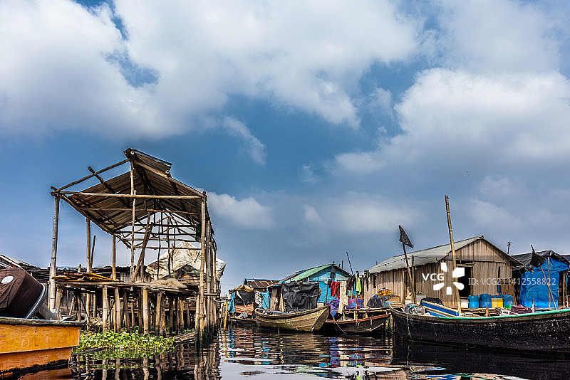 尼日利亚拉各斯城市建筑全景图片素材