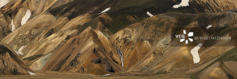 冰岛全景风光图片素材