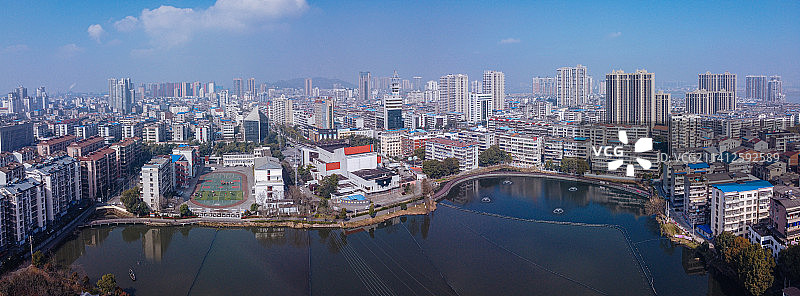 鄂州 鄂城区 地标 航拍素材 湖南省 鄂州市 城市 商业图片素材