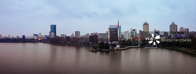 九江 浔阳区 地标 航拍素材 江西省 九江市 城市 商业图片素材