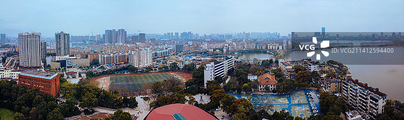 九江 浔阳区 地标 航拍素材 江西省 九江市 城市 商业图片素材