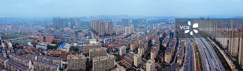 九江 浔阳区 地标 航拍素材 江西省 九江市 城市 商业图片素材