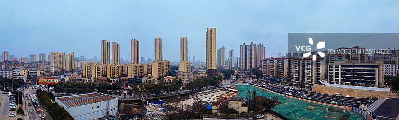 九江 浔阳区 地标 航拍素材 江西省 九江市 城市 商业图片素材