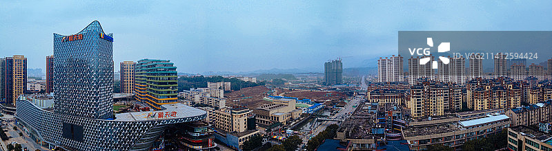 九江 浔阳区 地标 航拍素材 江西省 九江市 城市 商业图片素材
