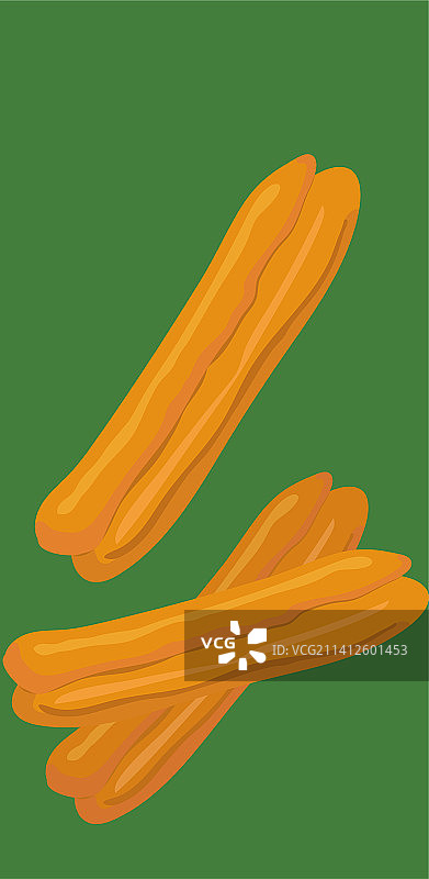 中式面点之油条图片素材