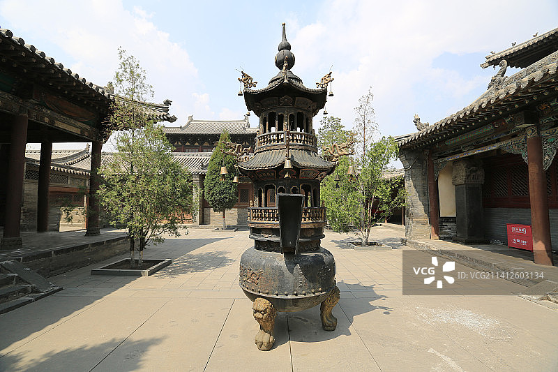 山西省大同市华严寺（上华严寺）香炉图片素材