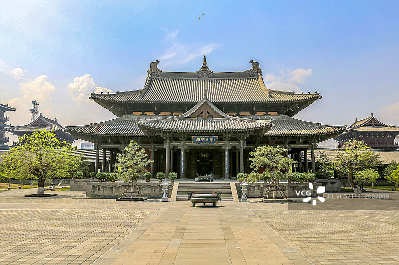 山西省大同市华严寺（上华严寺）普光明殿图片素材