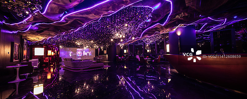 五颜六色的夜总会图片素材
