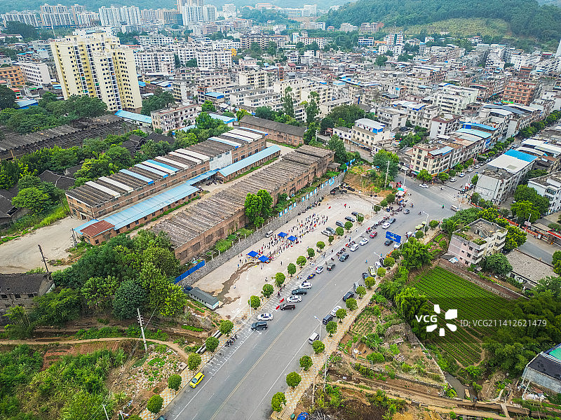 市民排队核酸检测图片素材
