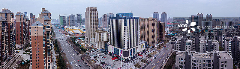 许昌 魏都区 地标 航拍素材 河南省 许昌市 城市 商业图片素材