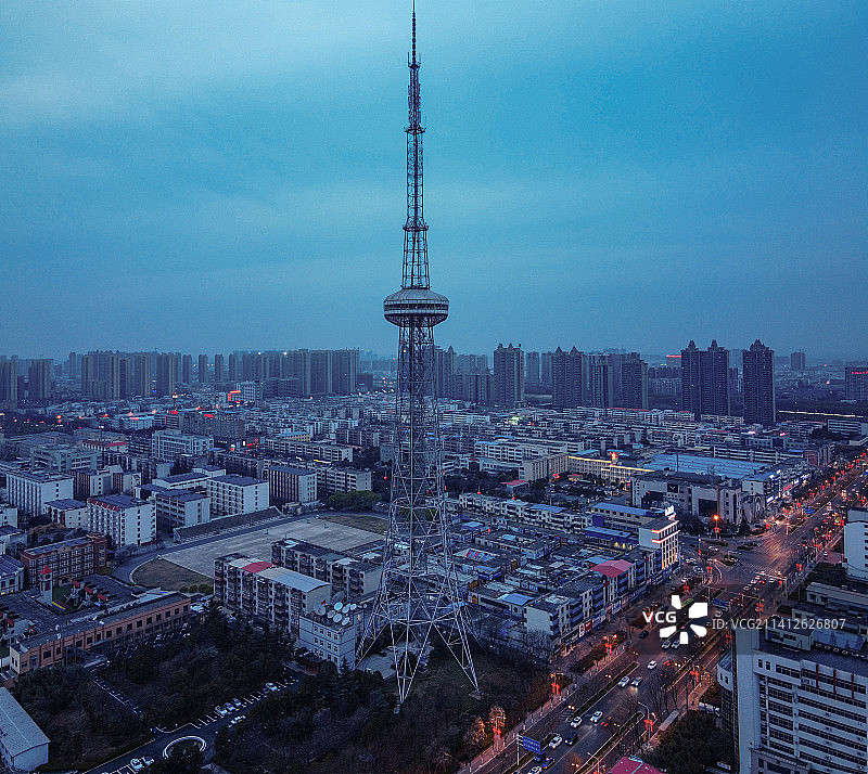 漯河 源汇区 地标 航拍素材 河南省 漯河市 城市 商业图片素材