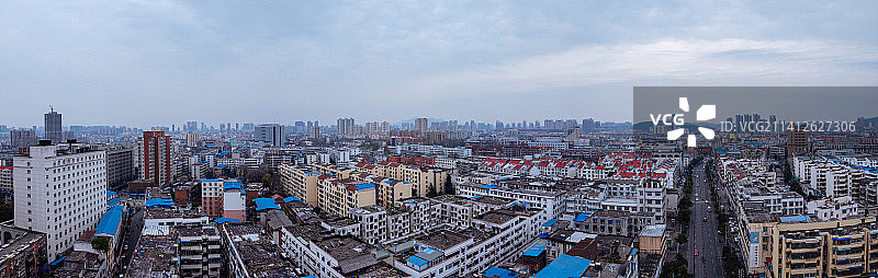 信阳 浉河区 地标 航拍素材 河南省 信阳市 城市 商业图片素材