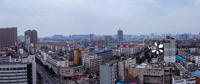 信阳 浉河区 地标 航拍素材 河南省 信阳市 城市 商业图片素材