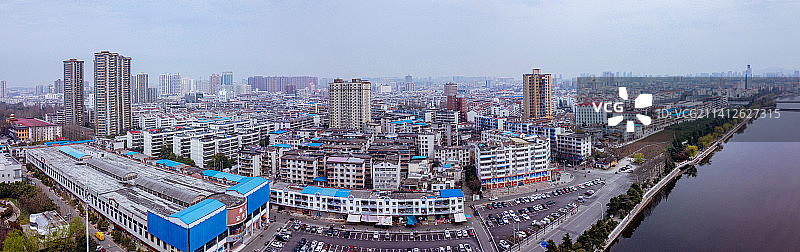 信阳 浉河区 地标 航拍素材 河南省 信阳市 城市 商业图片素材