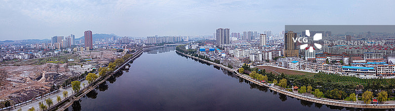 信阳 浉河区 地标 航拍素材 河南省 信阳市 城市 商业图片素材