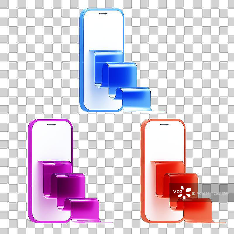 3D渲染的可爱元素图片素材