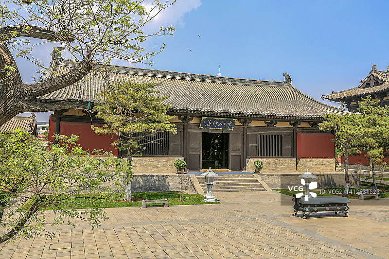 山西省大同市华严寺（上华严寺）药师殿图片素材