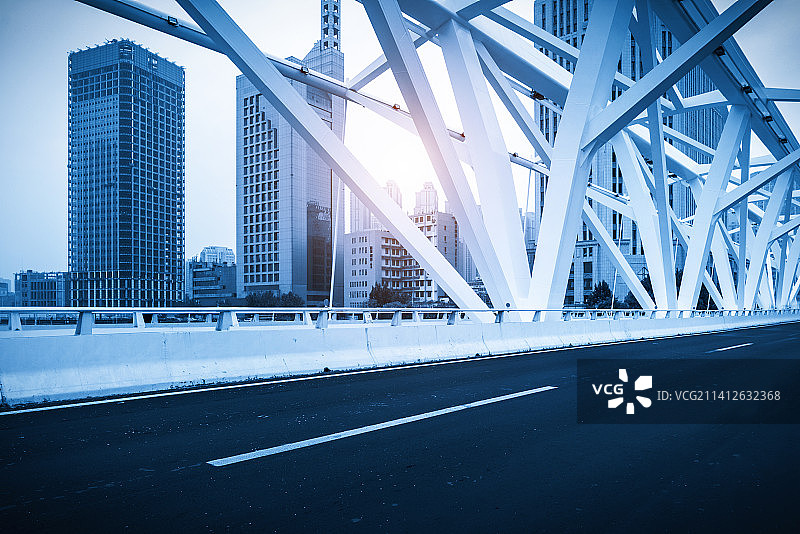 天津进步桥桥梁公路图片素材