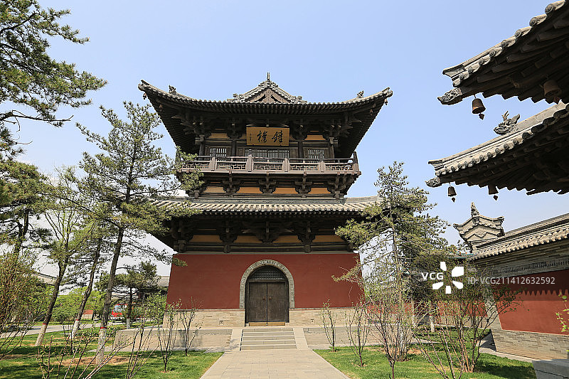 山西省大同市华严寺（上华严寺）钟楼图片素材
