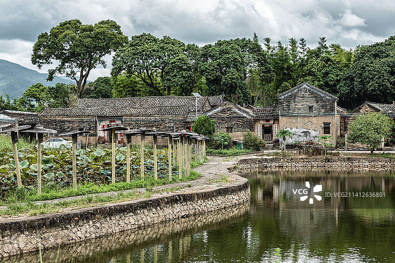 广东河源东源苏家围村图片素材
