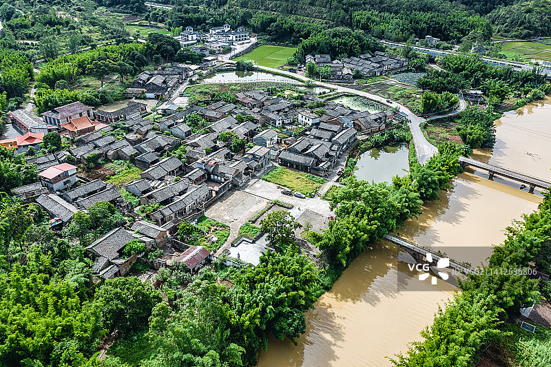 广东河源东源苏家围村图片素材