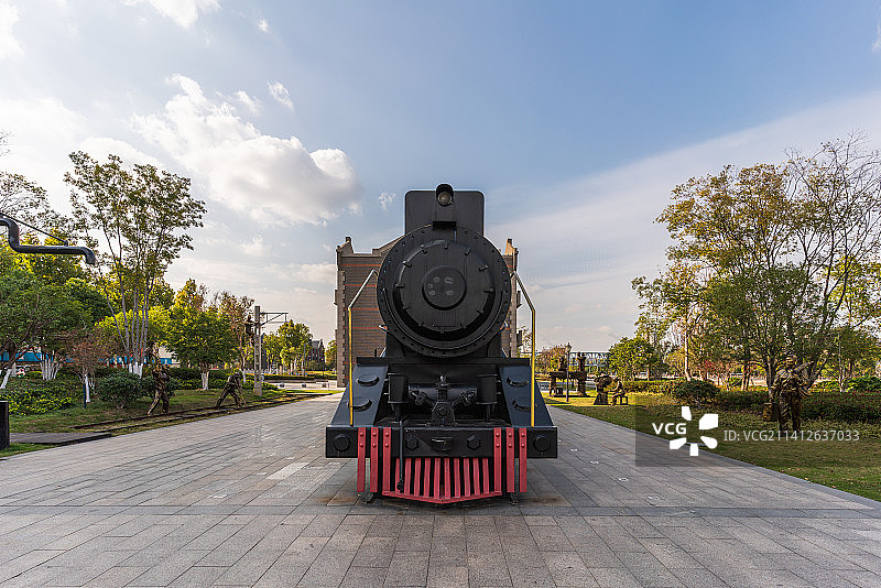 江苏常州经开区运河公园图片素材