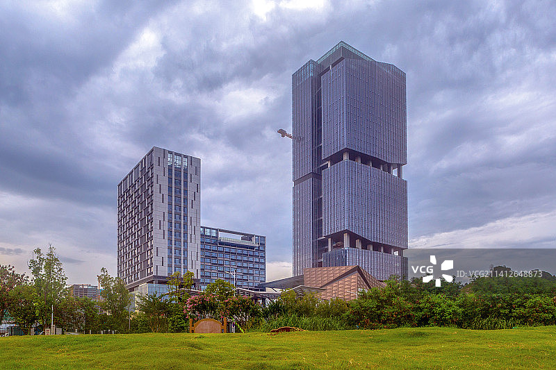 中国广东深圳光明区光明科学城景色图片素材