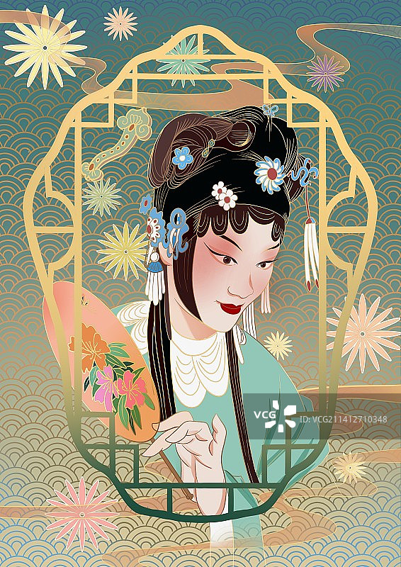 文化遗产之花鼓戏图片素材