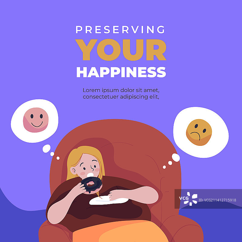 扁平风世界精神卫生日海报合集图片素材