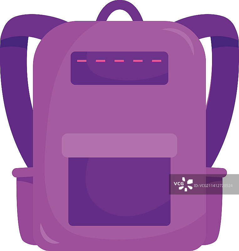 紫色书包图片素材