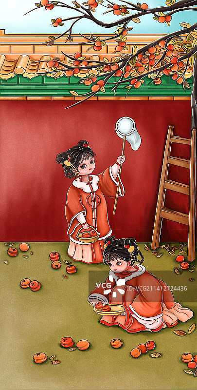 柿柿如意图片素材