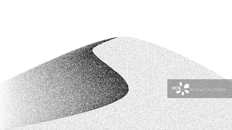 东部景观中的颗粒状沙丘图片素材