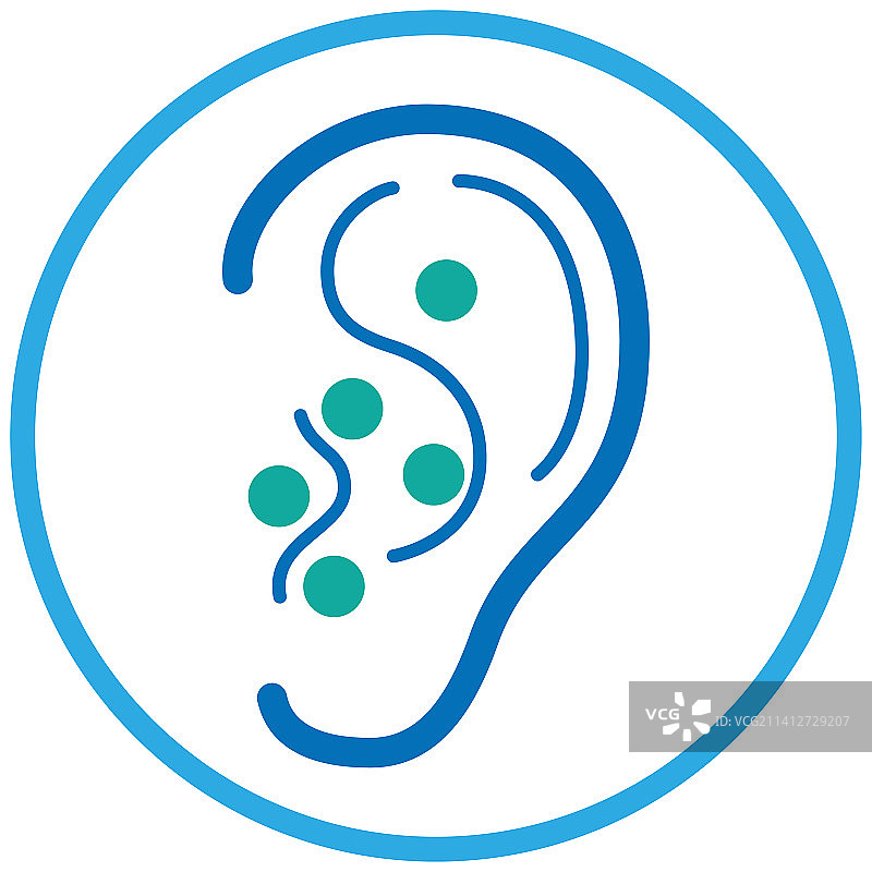 耳穴疗法图标图片素材